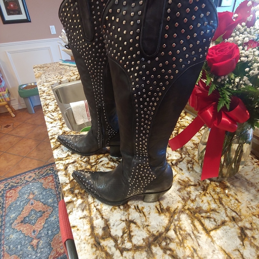 Old Gringo "Diana"  tall studded boots